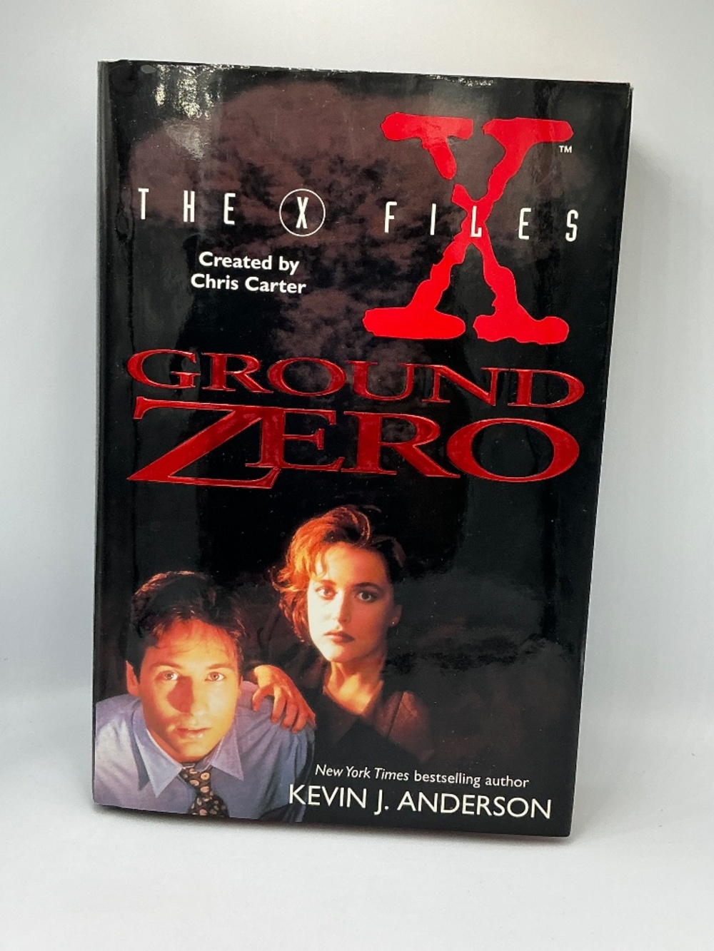 The X-Files *Signed* Ground Zero Hardcover Novel Kevin J Anderson 1st Edition